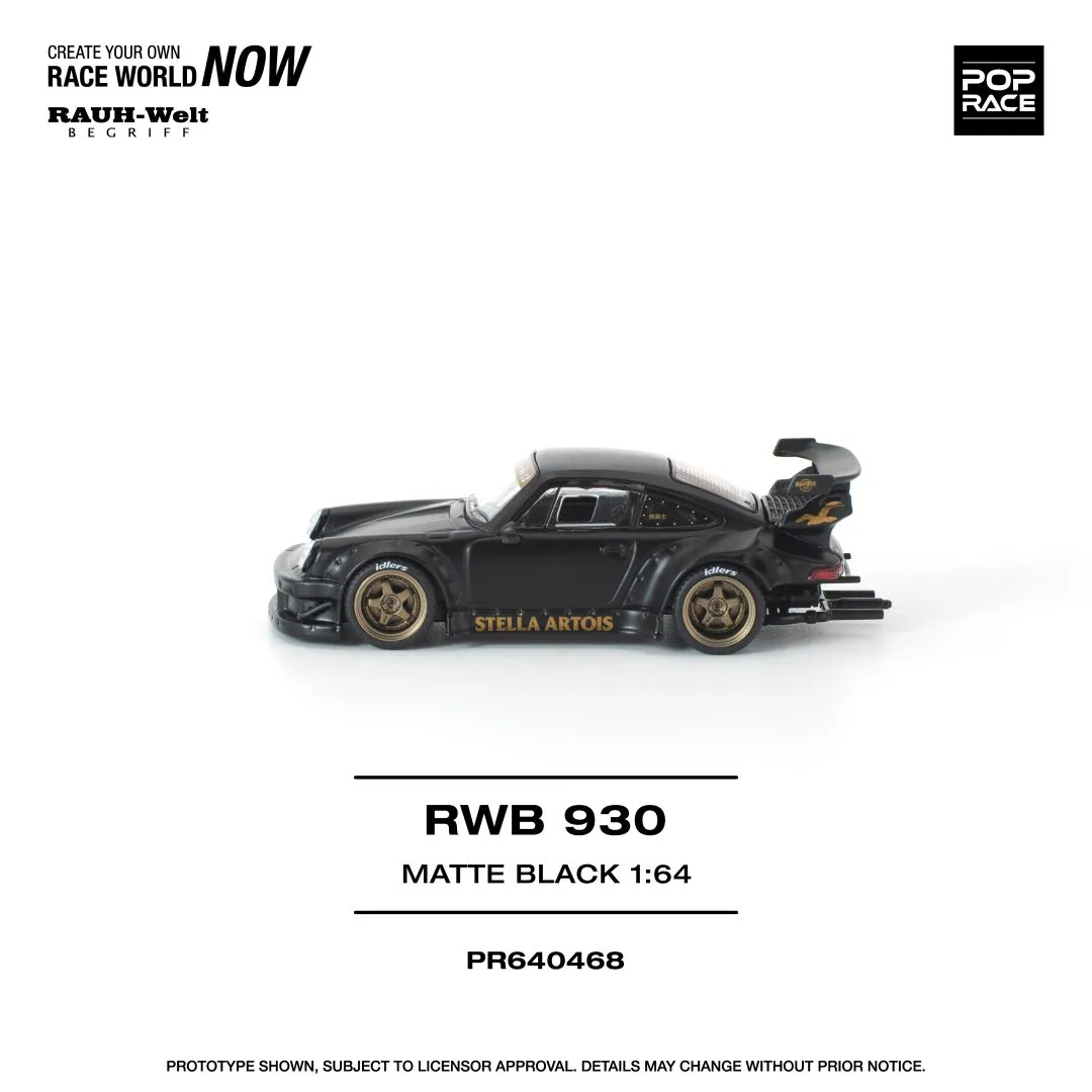 (Pre-Order) RWB Porsche 930 Matte Black “Stella Artois” - Image 3