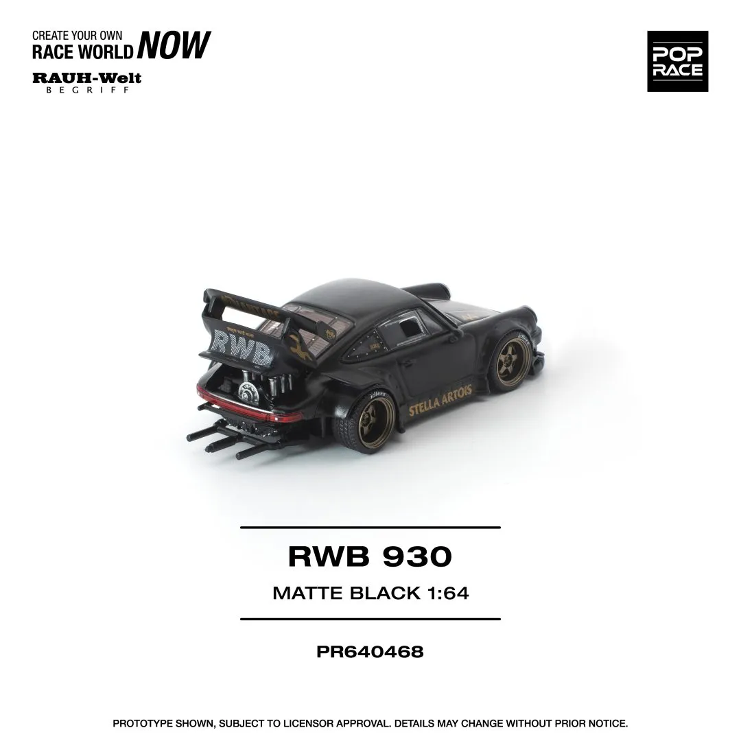 (Pre-Order) RWB Porsche 930 Matte Black “Stella Artois” - Image 5