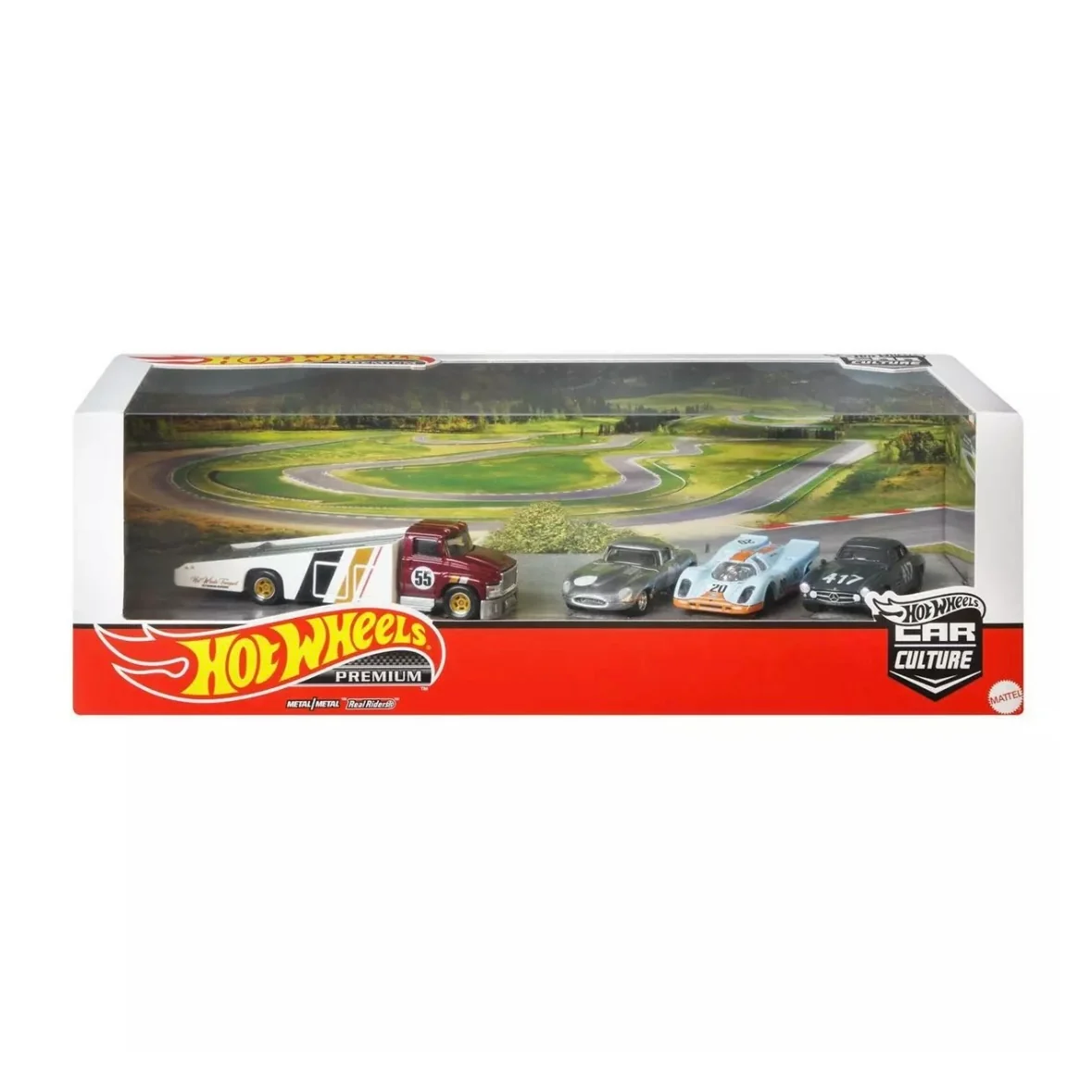 Premium Collector Set Porsche 917KH Mercedes Benz 300 SL - Hotwheels Premium Box Set