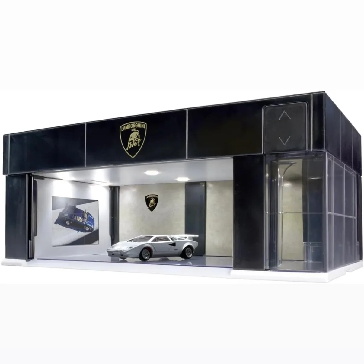 Premium Garage Lamborghini Edition ELECTRIC DOORS Takara Tomy Tomica