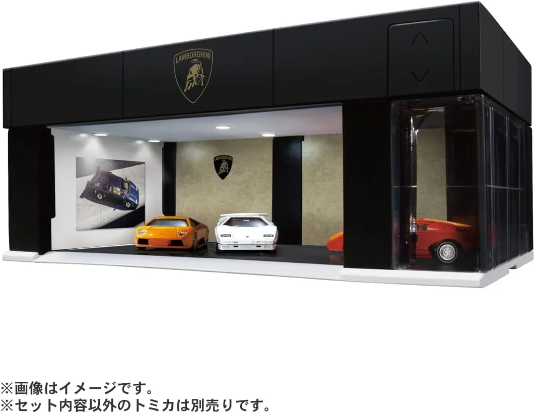 Premium Garage Lamborghini Edition ELECTRIC DOORS Takara Tomy Tomica - Image 3