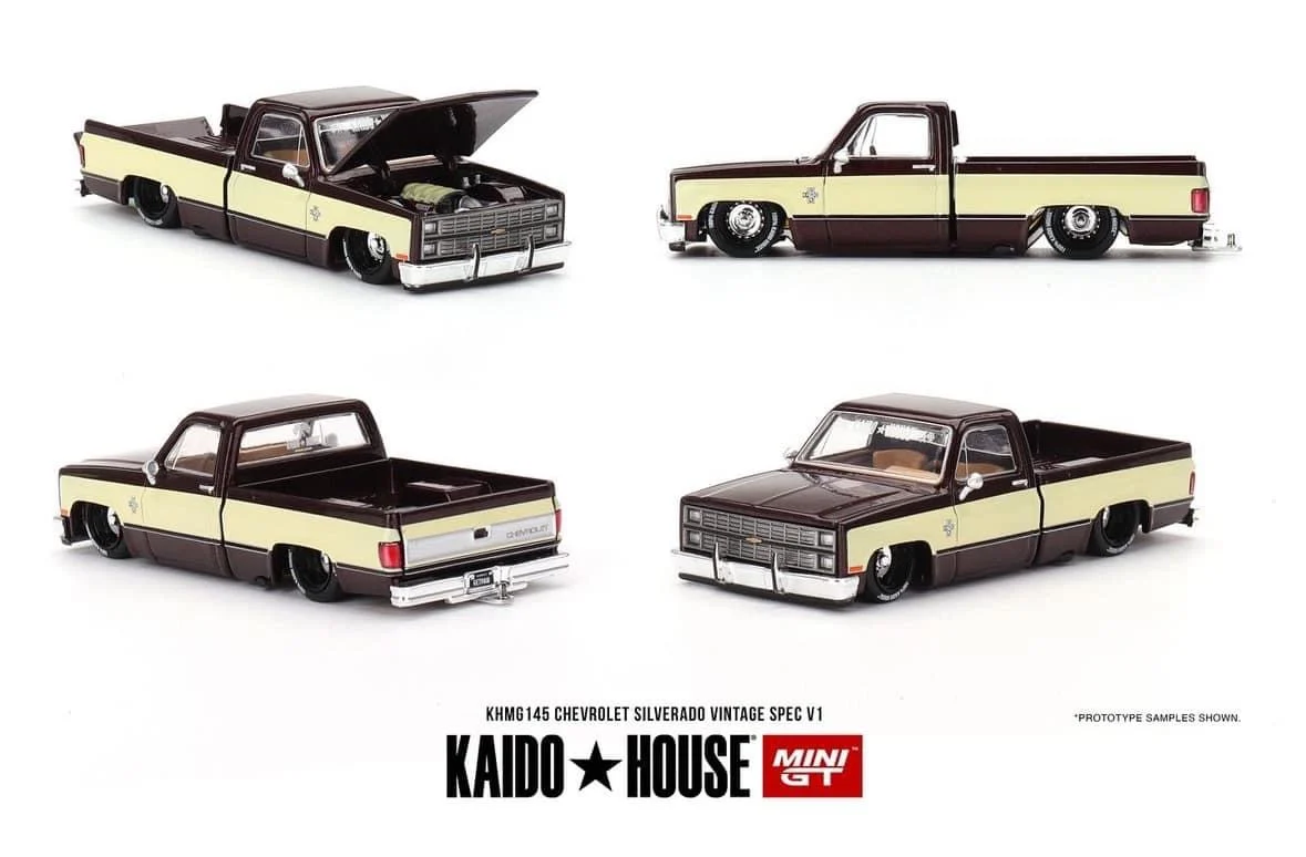 Chevrolet Silverado Vintage Spec V1 - Kaido House x Mini GT 1:64