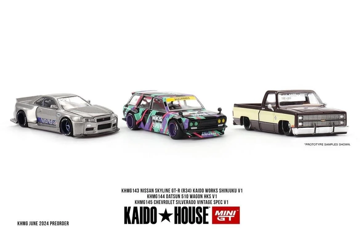 Chevrolet Silverado Vintage Spec V1 - Kaido House x Mini GT 1:64 - Image 2