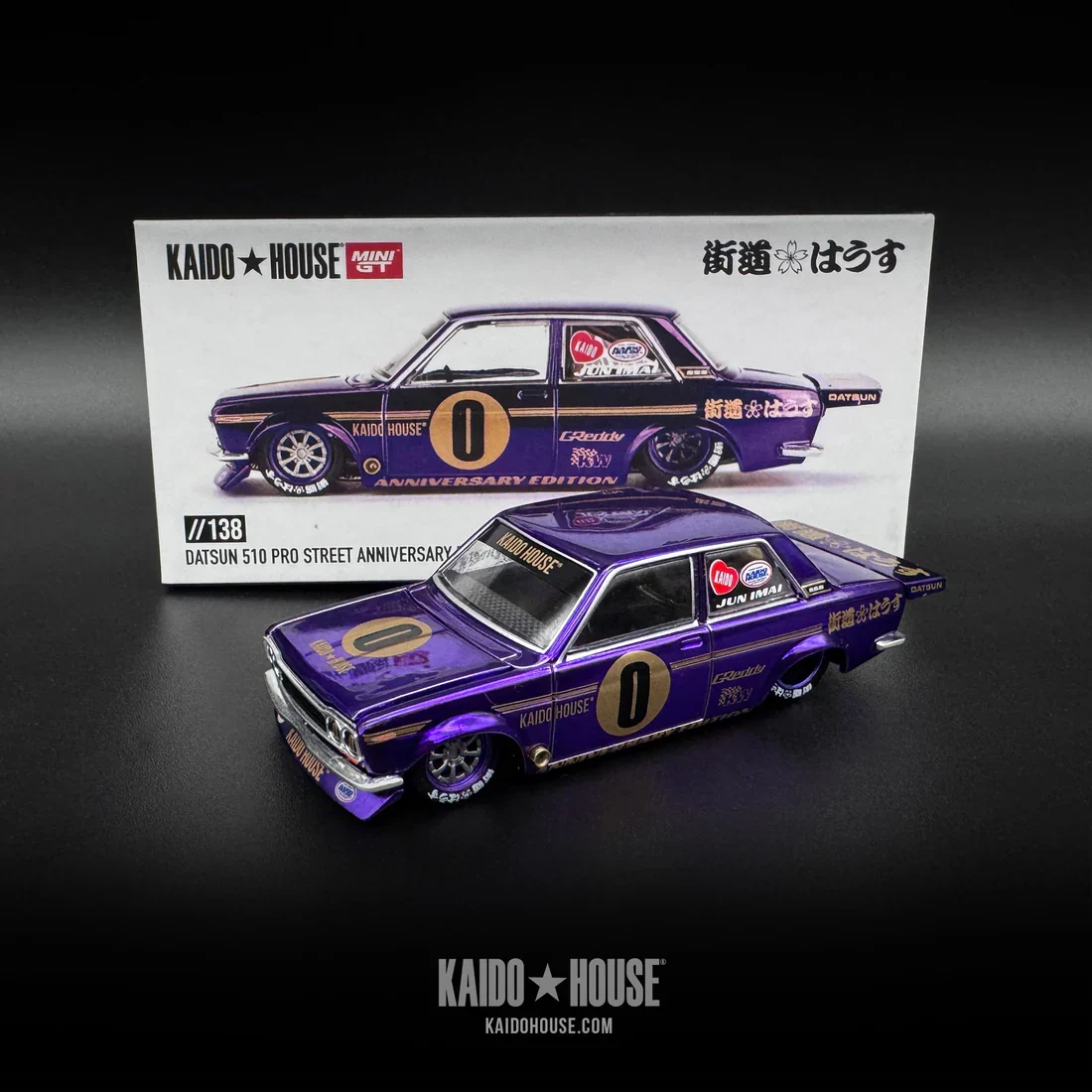 Datsun 510 Pro Street Anniversary Edition - Kaido House x Mini GT 1:64
