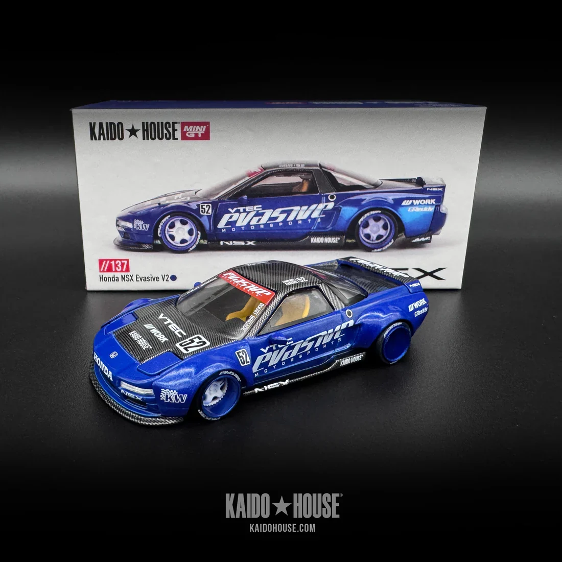 Honda NSX Evasive V2 - Kaido House x Mini GT 1:64