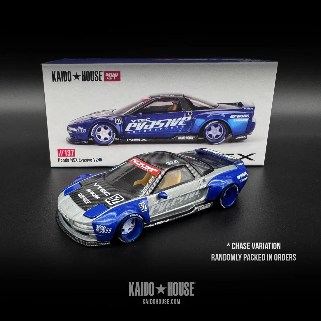 Honda NSX Evasive V2 - Kaido House x Mini GT 1:64 - Image 2