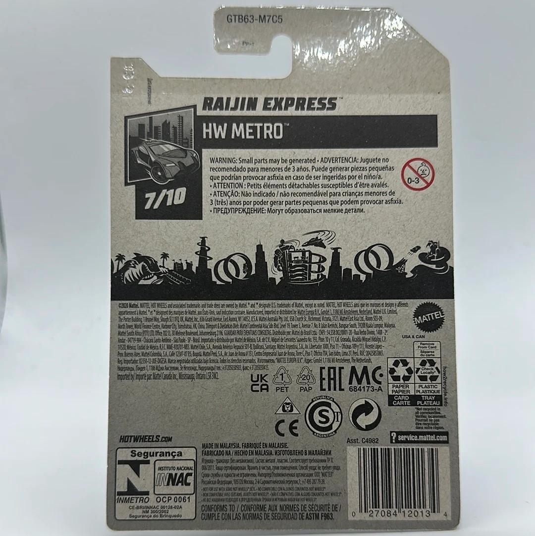 Rajin Express - HW Metro 7/10 Hotwheels Mainline 102/250 - Image 2