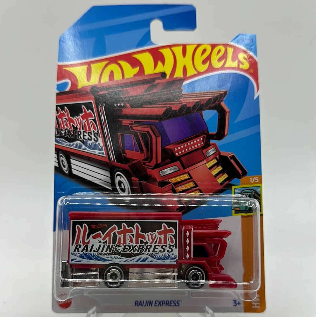 Rajin Express *TH* Treasure Hunt - HW Haulers 1/5 Hotwheels Mainline 10/250 (cracked blister)
