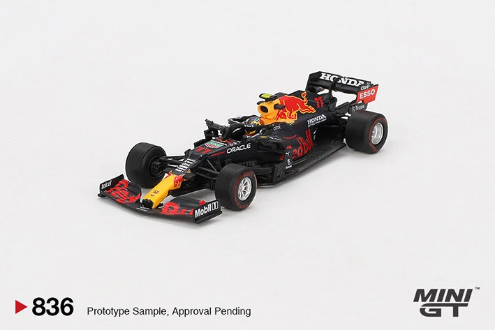 Red Bull RB16B #11 Sergio Pérez 2021 Azerbaijan Grand Prix Winner (836) - Mini GT 1:64