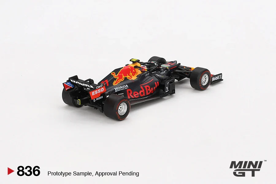Red Bull RB16B #11 Sergio Pérez 2021 Azerbaijan Grand Prix Winner (836) - Mini GT 1:64 - Image 3