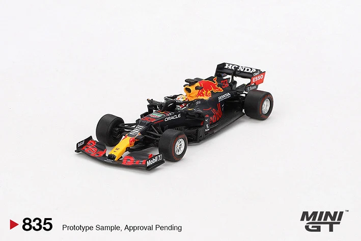 Red Bull RB16B #33 Max Verstappen 2021 Abu Dhabi Grand Prix Winner (835) - Mini GT 1:64