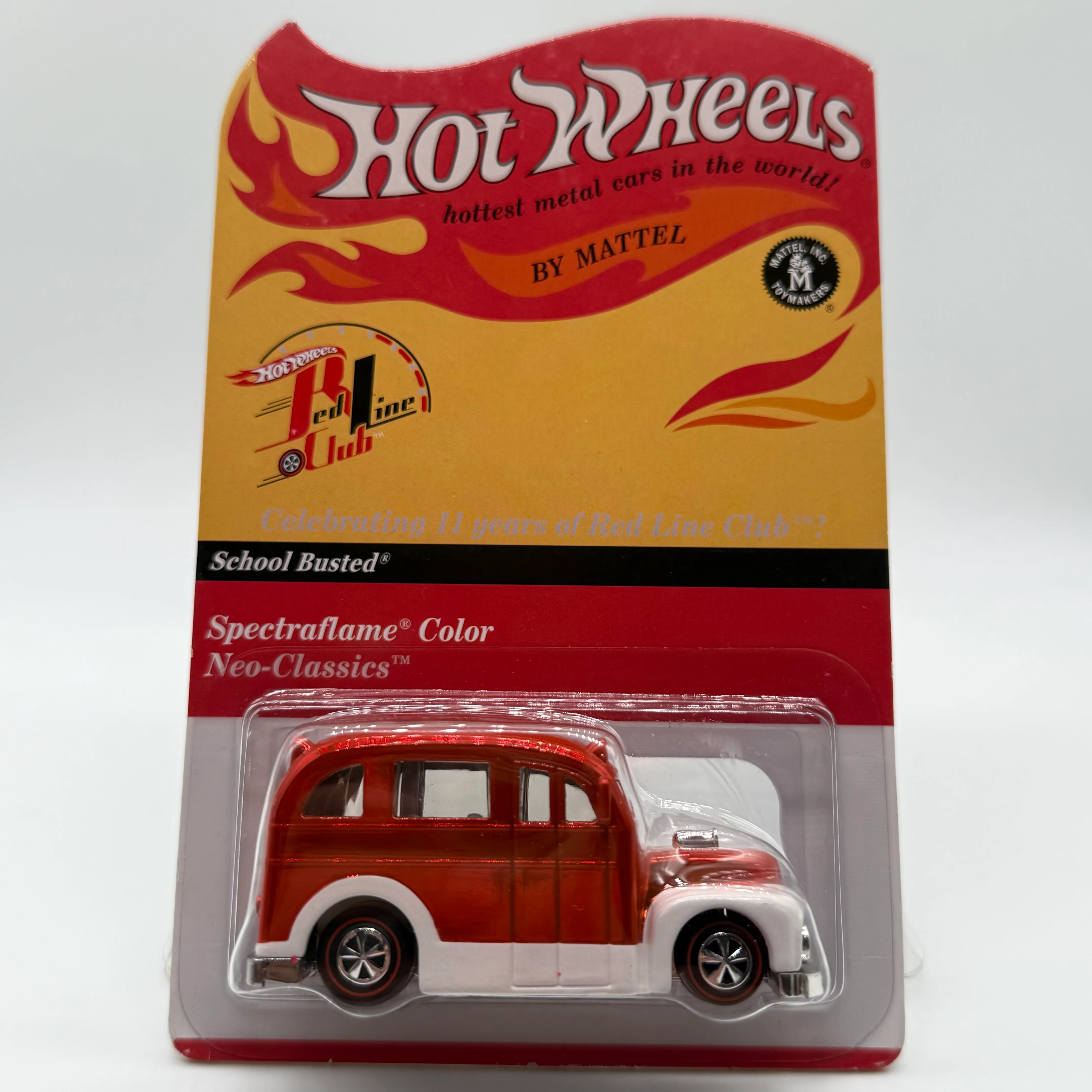 School Busted - #1141/2000 Spectraflame Color Neo Classics Hotwheels 2012 RLC Red Line Club