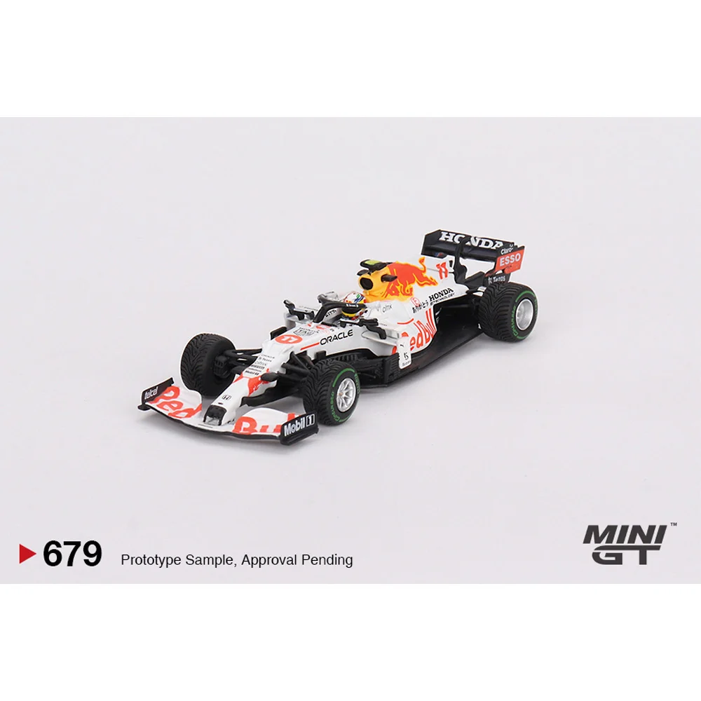 Sergio Perez Red Bull Racing RB16B #11 2021 Turkish GP 3rd Place Mini GT - Image 2