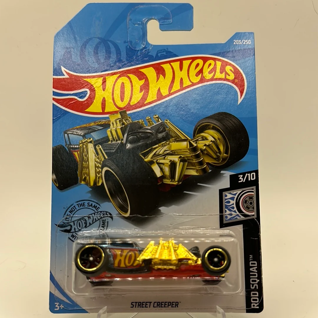 Street Creeper *STH* Super Treasure Hunt Rod Squad 3/10 Hotwheels 203/250 Mainline 1:64