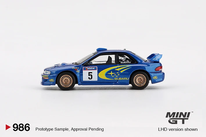 Subaru Impreza WRC99 - #5, Richard Burns / Robert Reid - Winner, 1999 Rally Australia -  Australia Market Exclusive Mini gt - Image 3