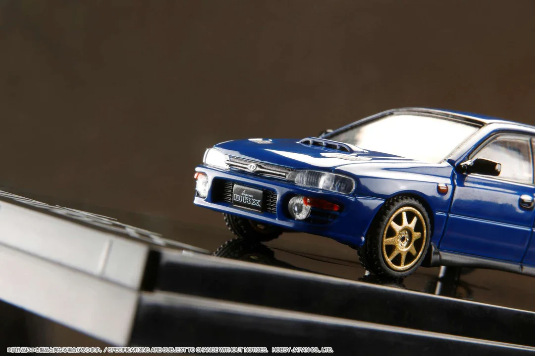 SUBARU IMPREZA WRX (GC8) 1992 w/Engine Display (Sport Blue) - Hobby Japan - Image 7