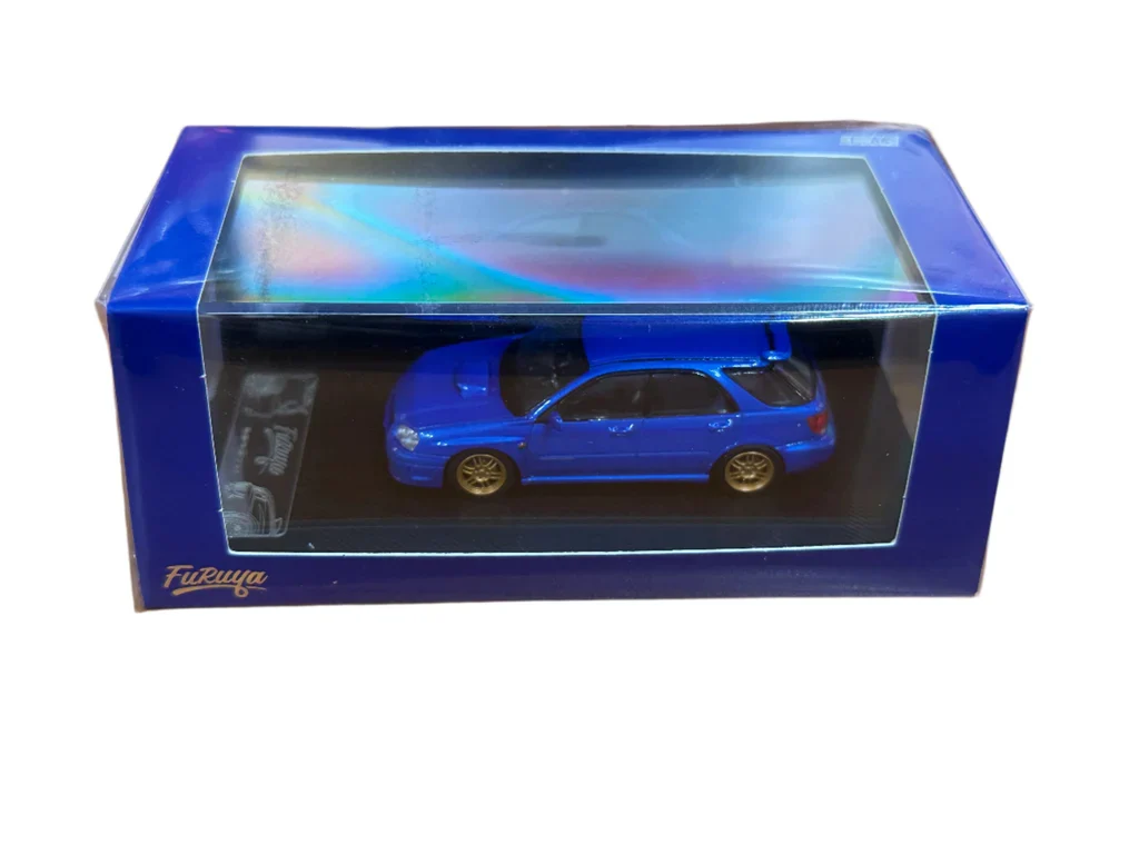 SUBARU IMPREZA WRX STI GG "BLOB EYE" WAGON (BLUE) FURUYA 1:64 - Image 3