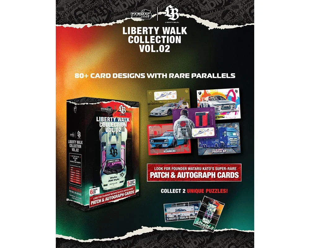 Tarmac Cards Liberty Walk Collectible Trading Cards Volume 2 – Limited Edition - Image 3
