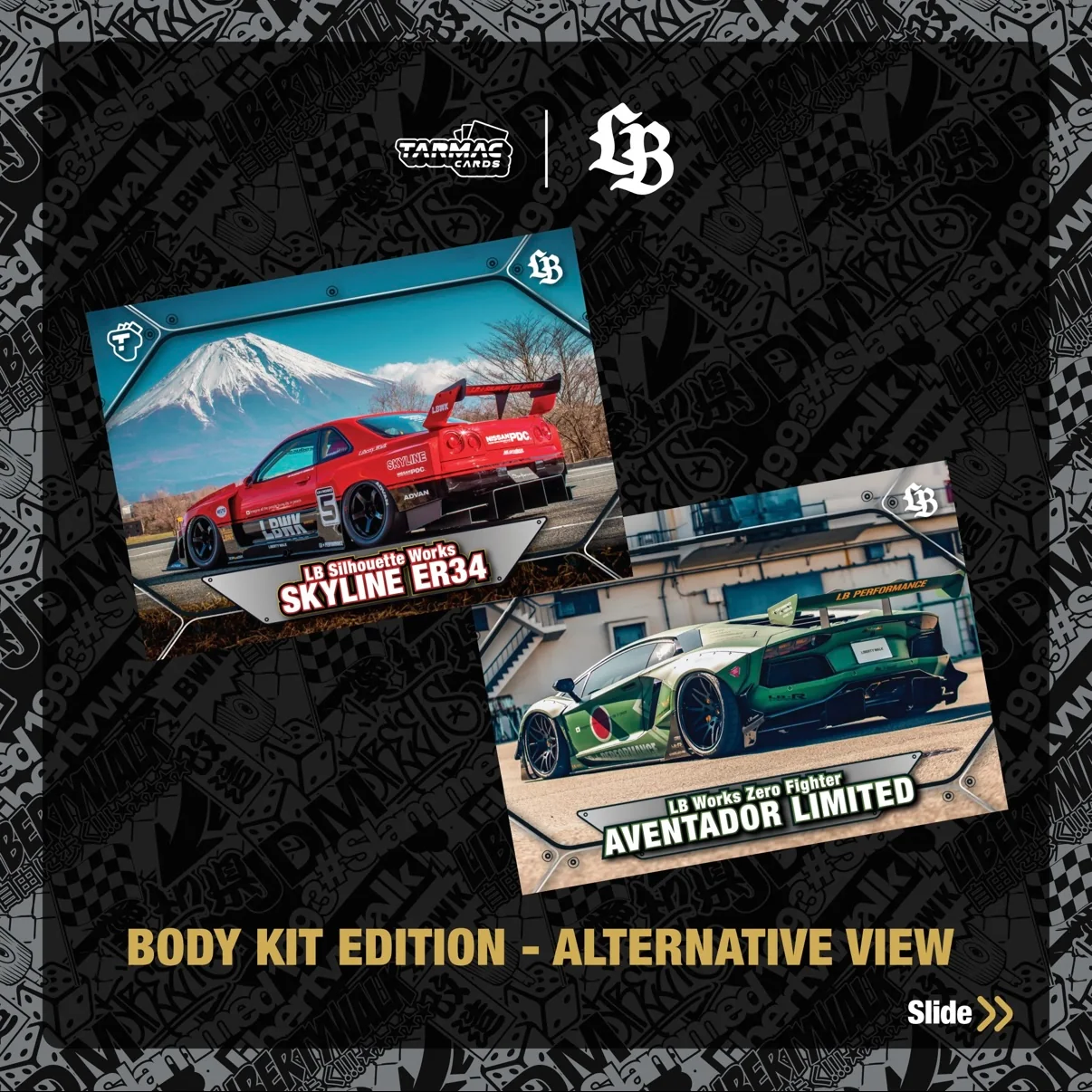 Tarmac Liberty Walk Collectible Trading Cards Vol. 1 - LIMITED 3333 boxes Worldwide - Image 4