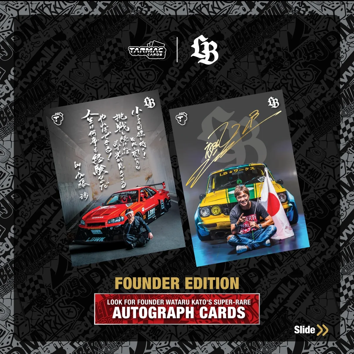 Tarmac Liberty Walk Collectible Trading Cards Vol. 1 - LIMITED 3333 boxes Worldwide - Image 5