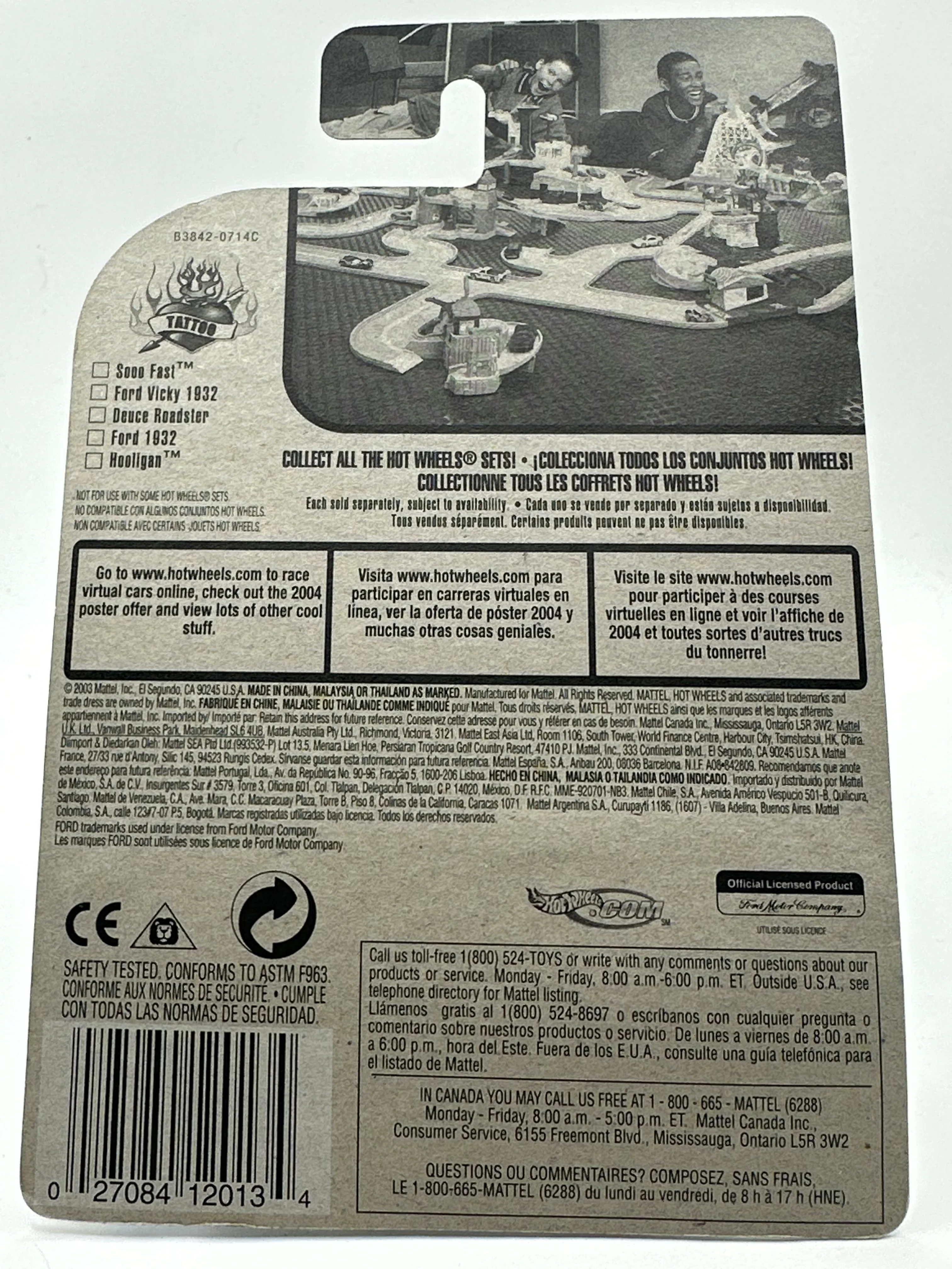 Tat Rods 4/5 Ford 1932 Hotwheels Mainline 2004/121 - Image 2