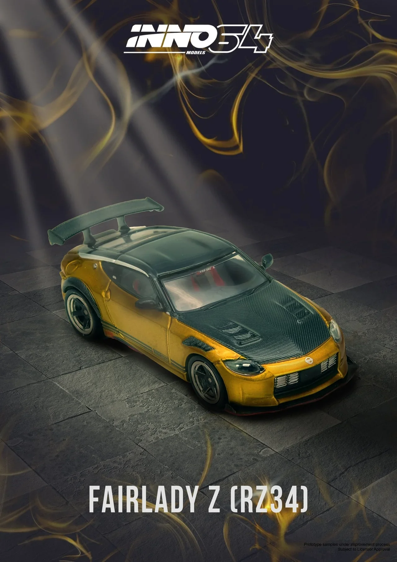 Top Secret Nissan Fairlady Z (RZ34) Gold – Inno64 - Image 2