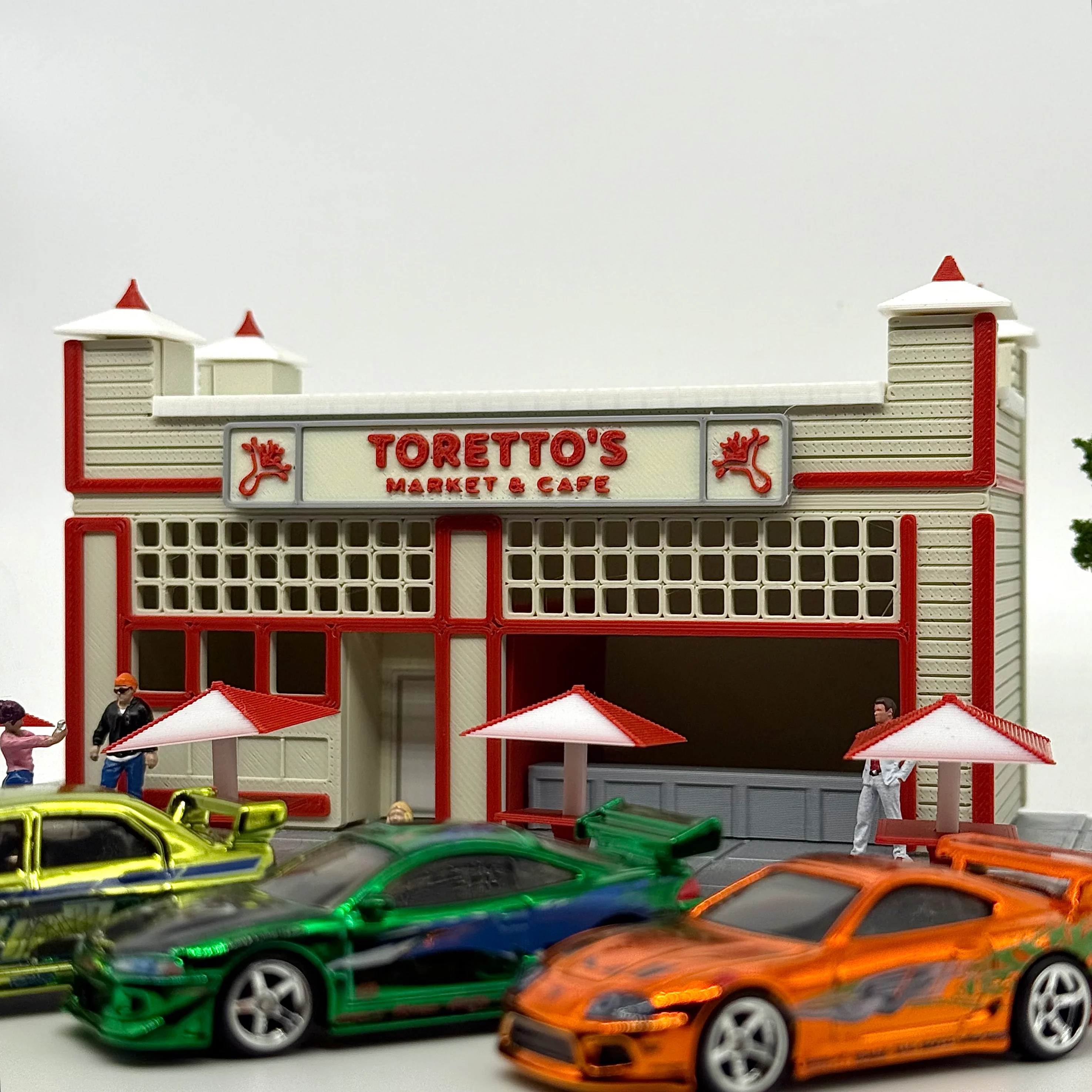 Toretto’s Market Cafe Diorama (FAST & FURIOUS) 1:64 Scale * Assembly Required* - Image 3