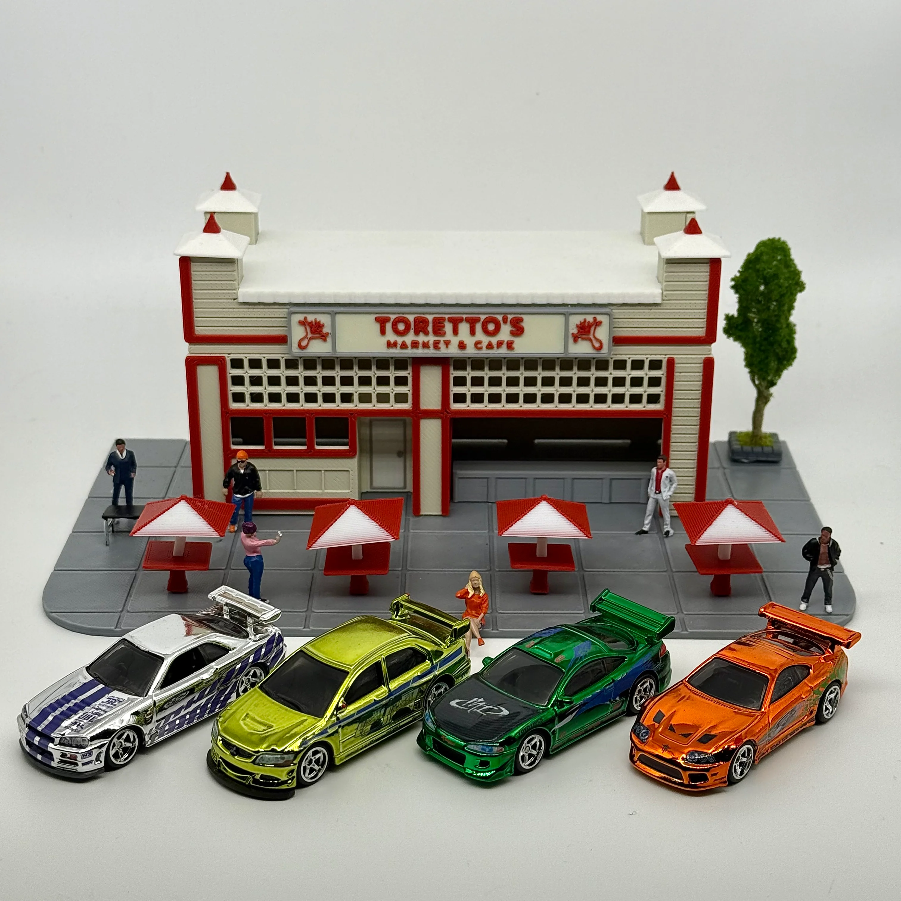 Toretto’s Market Cafe Diorama (FAST & FURIOUS) 1:64 Scale * Assembly Required* - Image 4