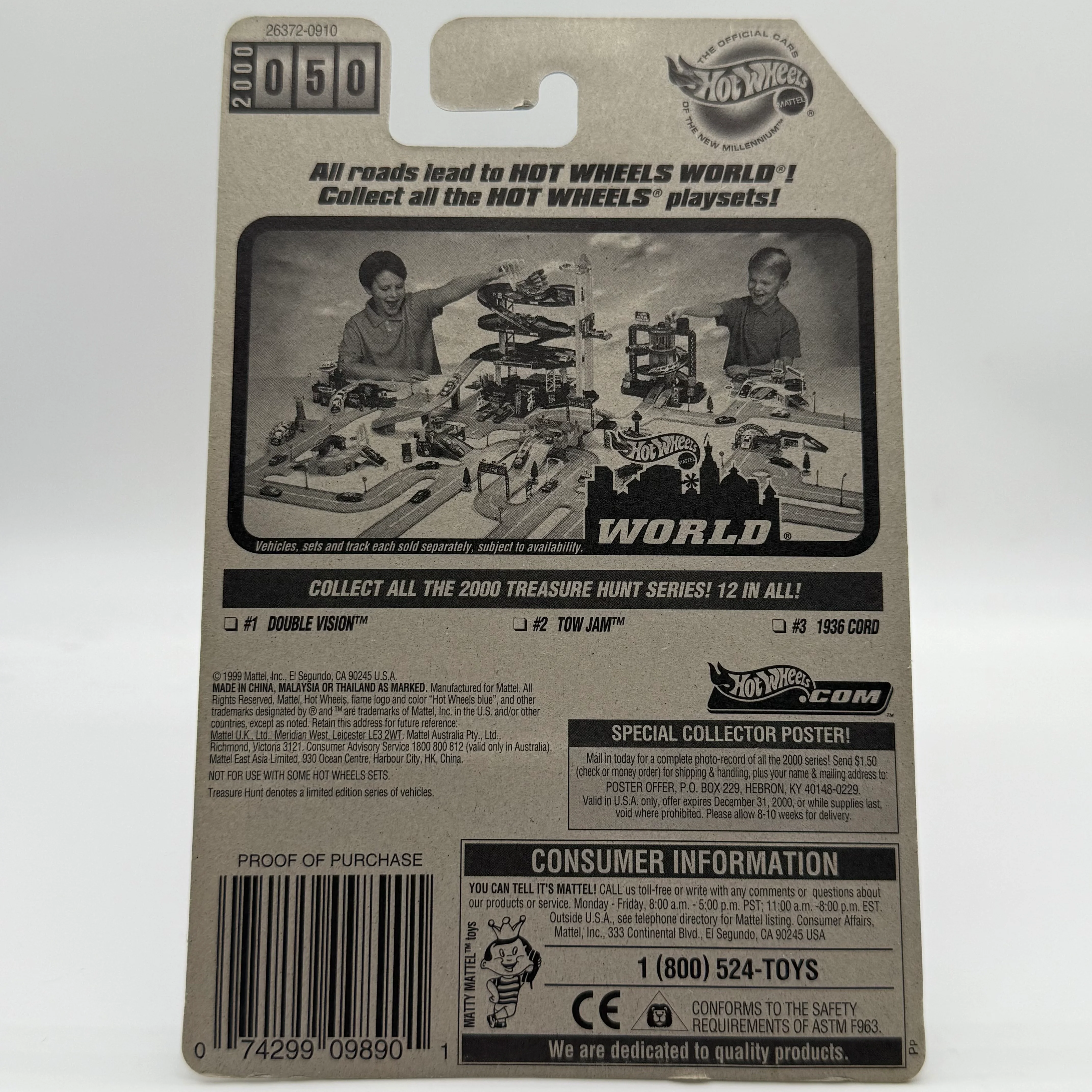Tow Jam - 2000 Treasure Hunt Series #2 of 12 Cars Hotwheels *STH* - Image 2