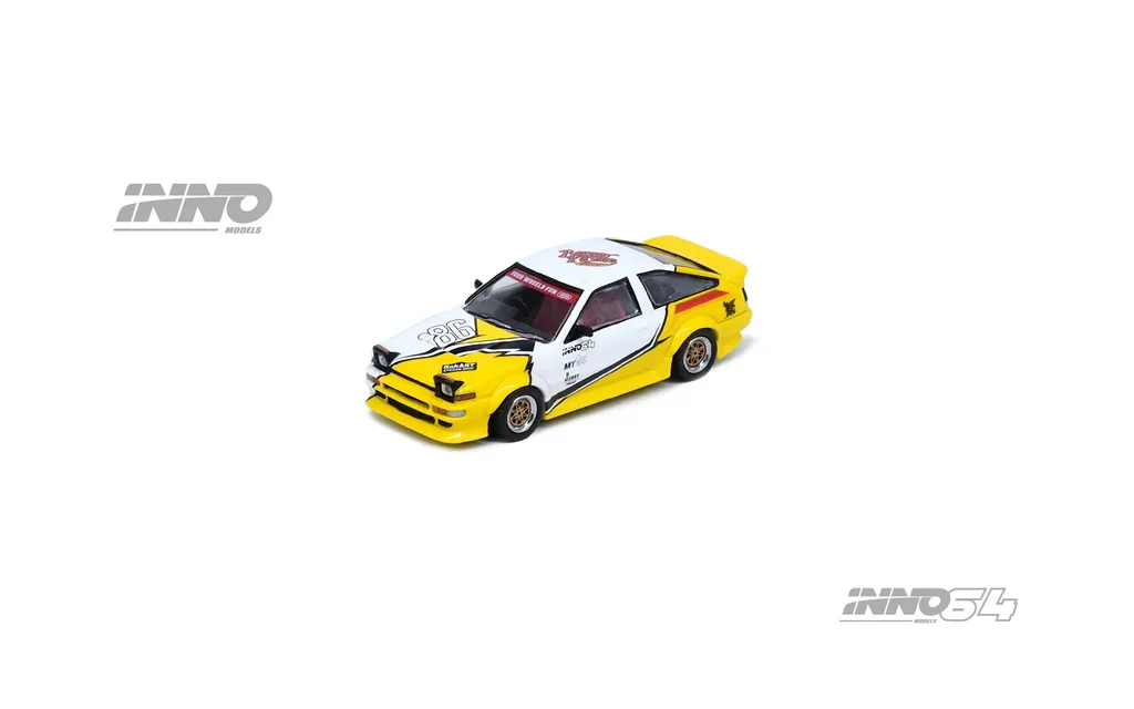 TOYOTA SPRINTER TRUENO AE86 COROLLA BRUNEI DIECAST KUSTOM SHOW INNO64 1:64 - Image 3