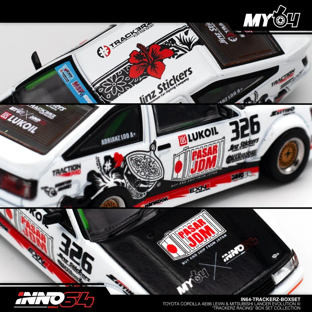 TOYOTA SPRINTER TRUENO AE86 COROLLA (TRACKERS RACING) INNO64 - Image 8