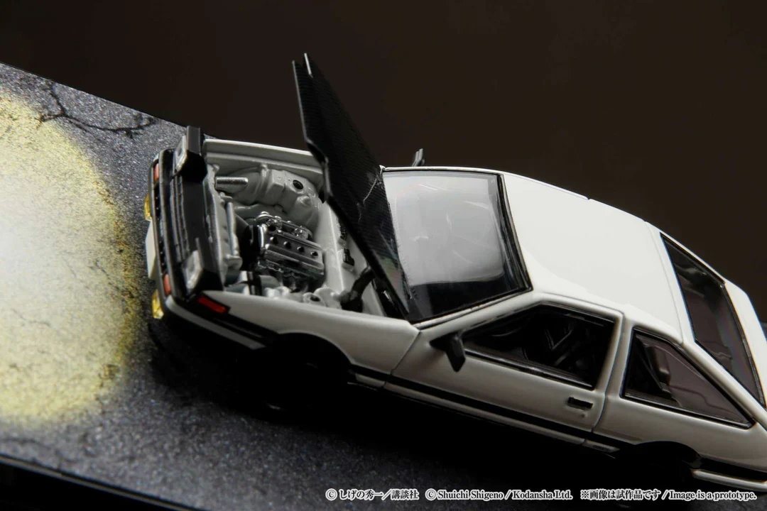 Toyota SPRINTER TRUENO (AE86) FINAL VERSION / INITIAL D Engine Mounted Model - Hobby Japan - Image 3