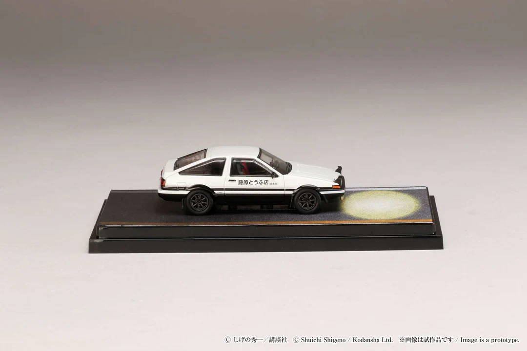 Toyota SPRINTER TRUENO (AE86) / INITIAL D Engine Mounted - Hobby Japan 1:64 - Image 3