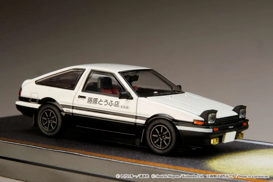 Toyota SPRINTER TRUENO (AE86) / INITIAL D Engine Mounted - Hobby Japan 1:64 - Image 4