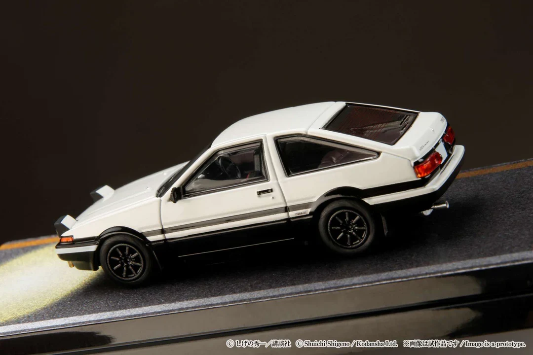 Toyota SPRINTER TRUENO (AE86) / INITIAL D Engine Mounted - Hobby Japan 1:64 - Image 6