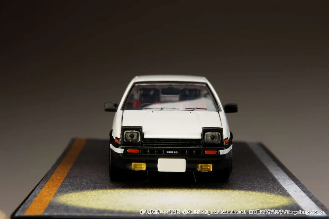 Toyota SPRINTER TRUENO (AE86) / INITIAL D Engine Mounted - Hobby Japan 1:64 - Image 7