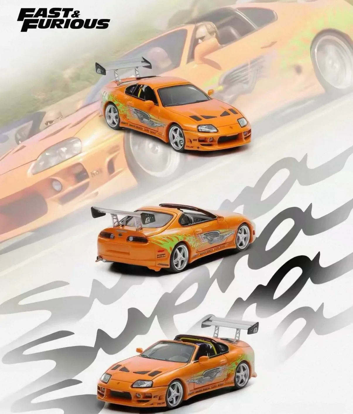 Toyota Supra A80 BOMEX Brian O'Conner (Removable top) *Limited to 999pcs* - FS 1:64 - Image 2