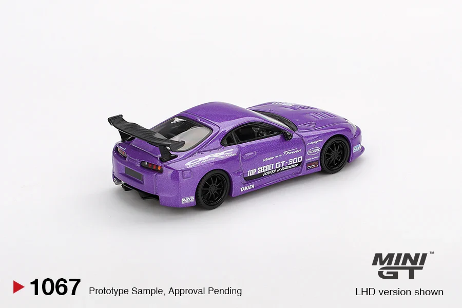 TOYOTA SUPRA (A80) TOP SECRET GT-300 (PURPLE) MINI GT 1:64 - Image 2