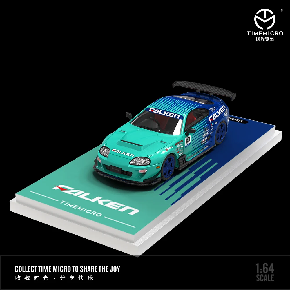 Toyota Supra A80Z FALKEN - *LIMITED TO 999pcs* TimeMicro 1:64 - Image 2