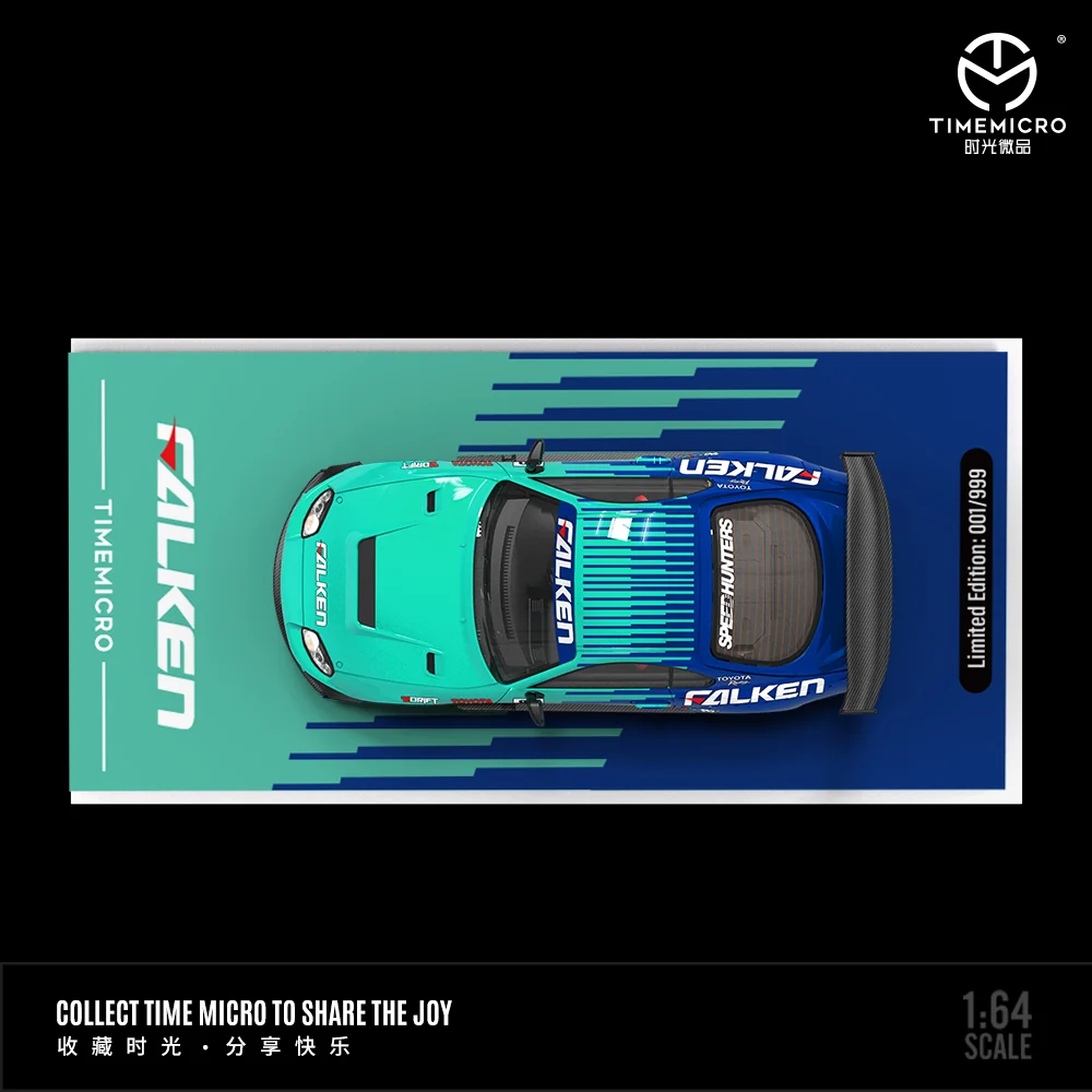 Toyota Supra A80Z FALKEN - *LIMITED TO 999pcs* TimeMicro 1:64 - Image 3