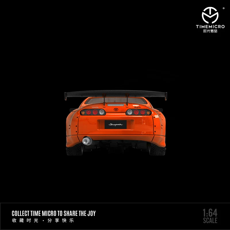 Toyota Supra A80Z Paul Walker Version TM 1:64 Orange *LIMITED TO 999pcs* - Image 4