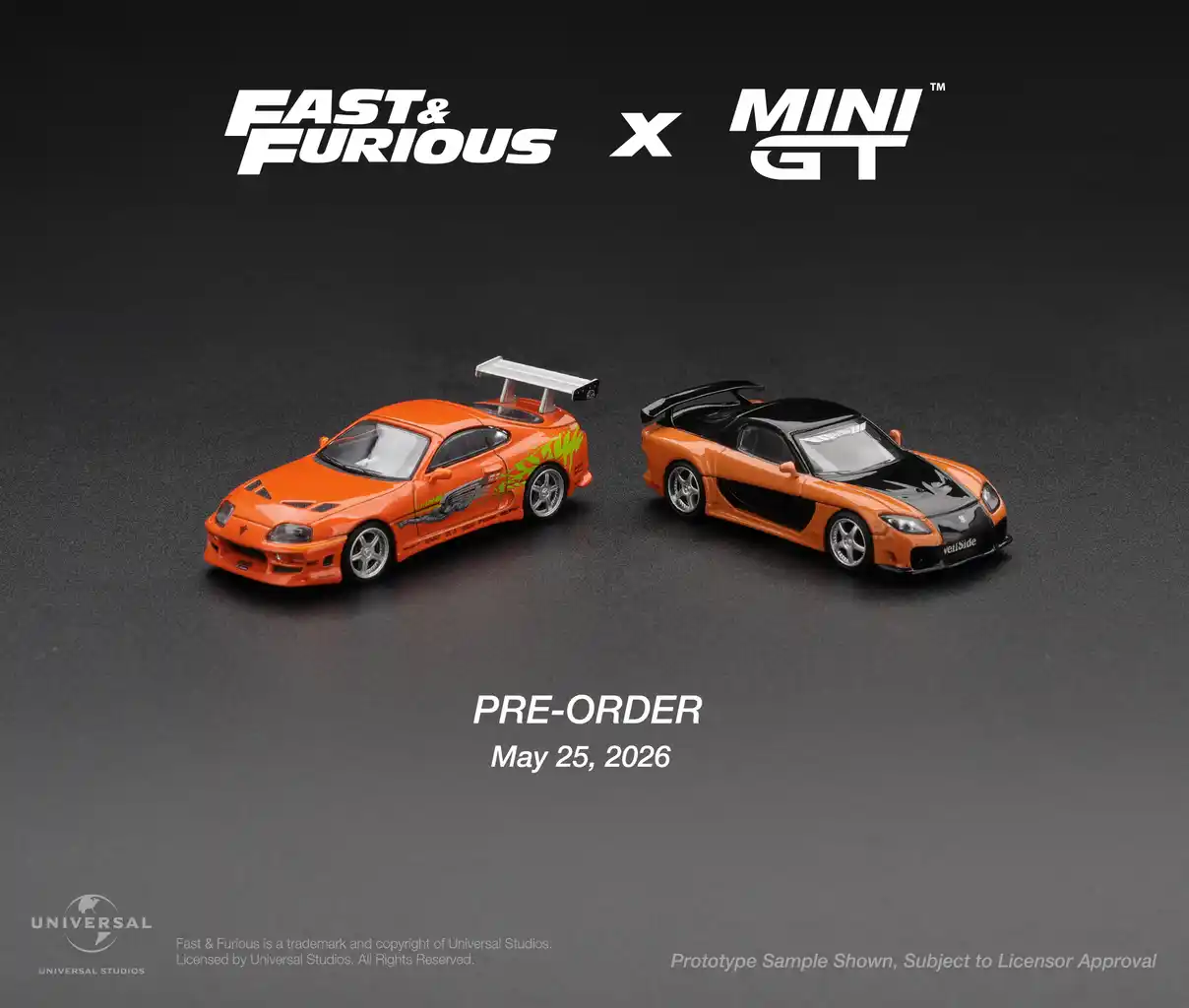 (PRE-ORDER) Toyota Supra BOMEX " The Fast and the Furious"  Brian O'Conner / Blister Packaging - Image 4
