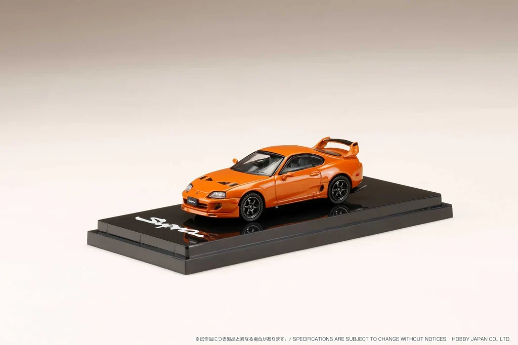 TOYOTA SUPRA RZ (A80) JDM STYLE (ORANGE) HOBBY JAPAN 1:64 - Image 2