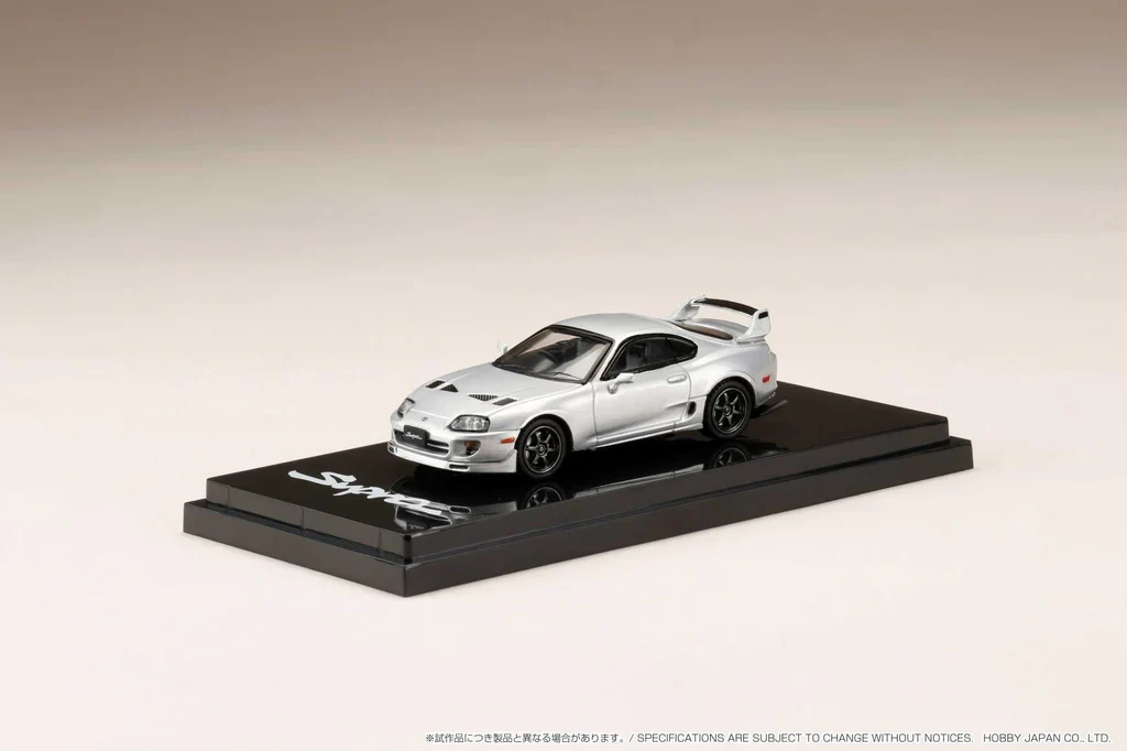 TOYOTA SUPRA RZ (A80) JDM STYLE (SILVER METALLIC) HOBBY JAPAN 1:64 - Image 2