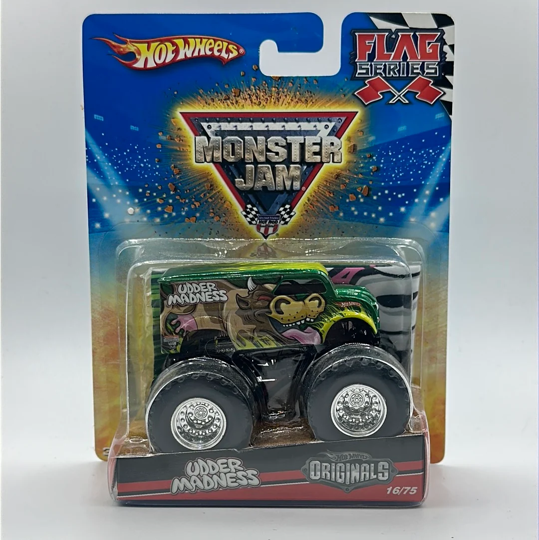 Udder Madness - Originals 16/75 FLAG SERIES Hotwheels Monster Jam 2009 Release