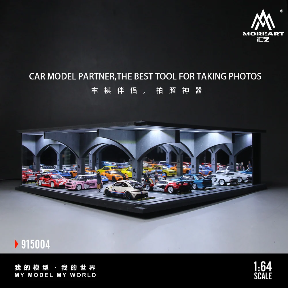 Underground Parking Garage - Morearts 1:64 w/Led Lights