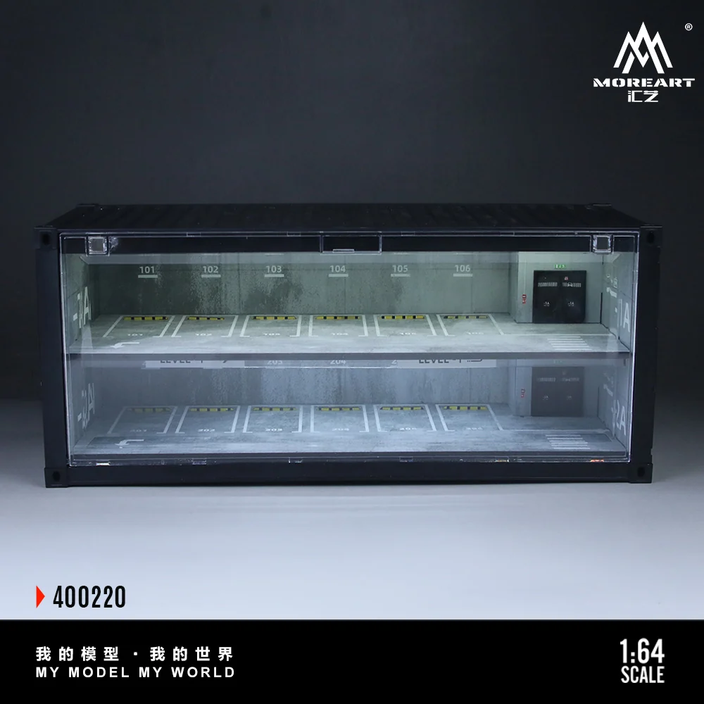 Underground Parking Garage Shipping Container - MoreArts 1:64