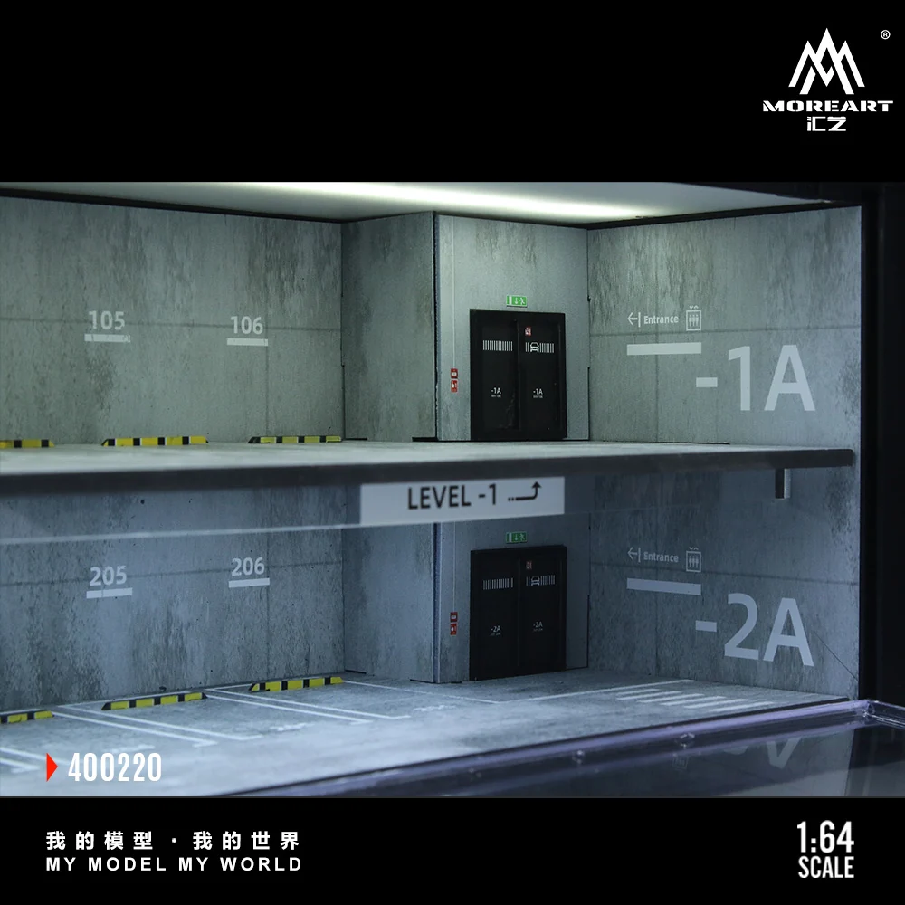 Underground Parking Garage Shipping Container - MoreArts 1:64 - Image 7