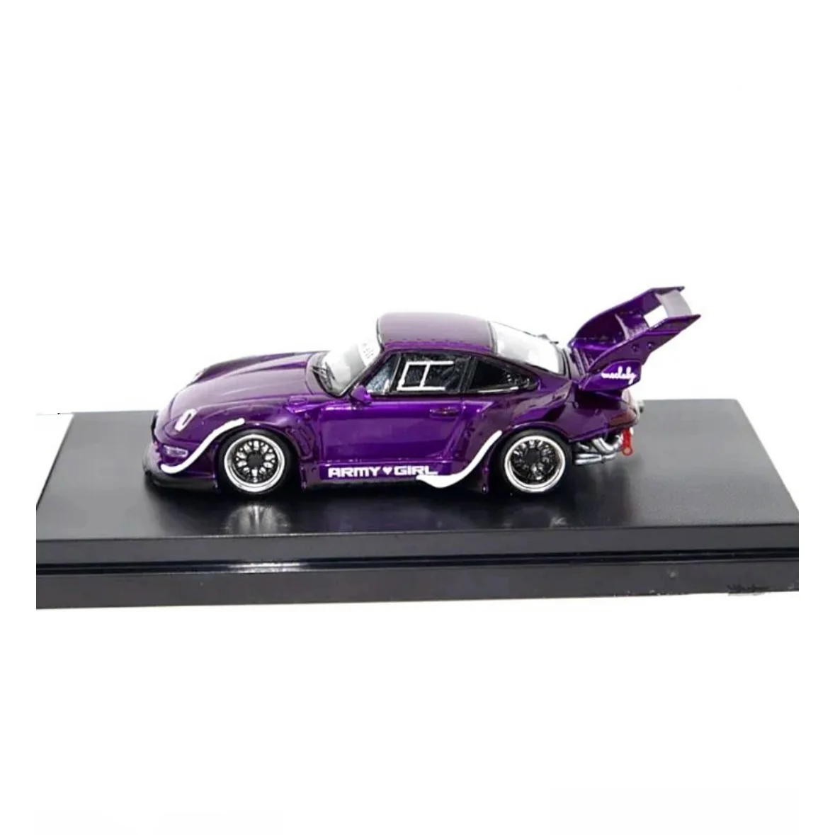 Porsche RWB 993 Army Girl - Electric Purple (High Spoiler) *ONLY 499pcs Made* - Image 4