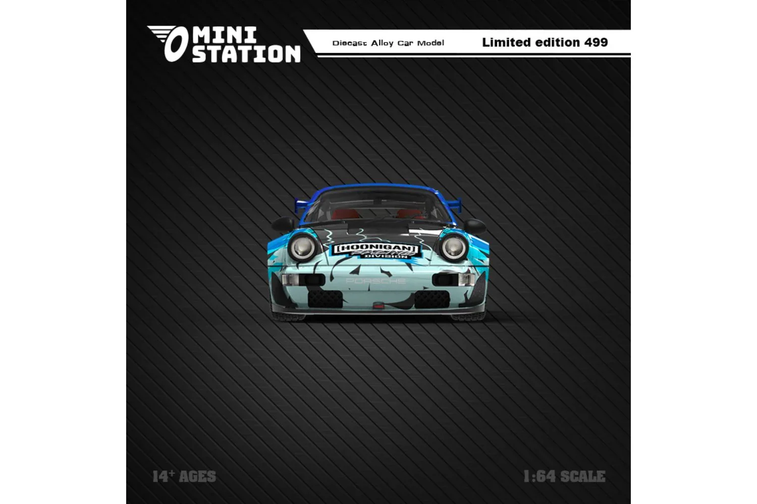 Porsche RWB 964 #43 Hoonigan - Mini Station 1:64 - Image 3